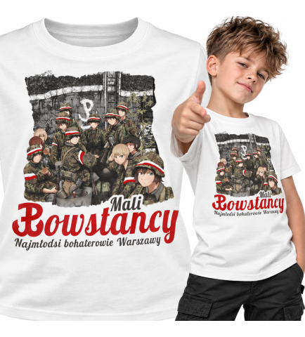 koszulka dziecięca Patriotyczna  MALI POWSTAŃCY